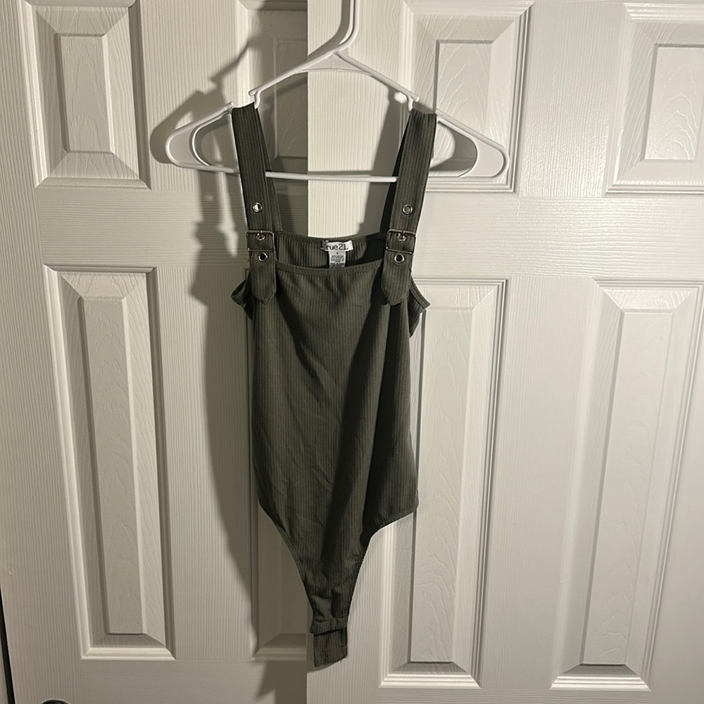 RUE 21 Army Green Bodysuit